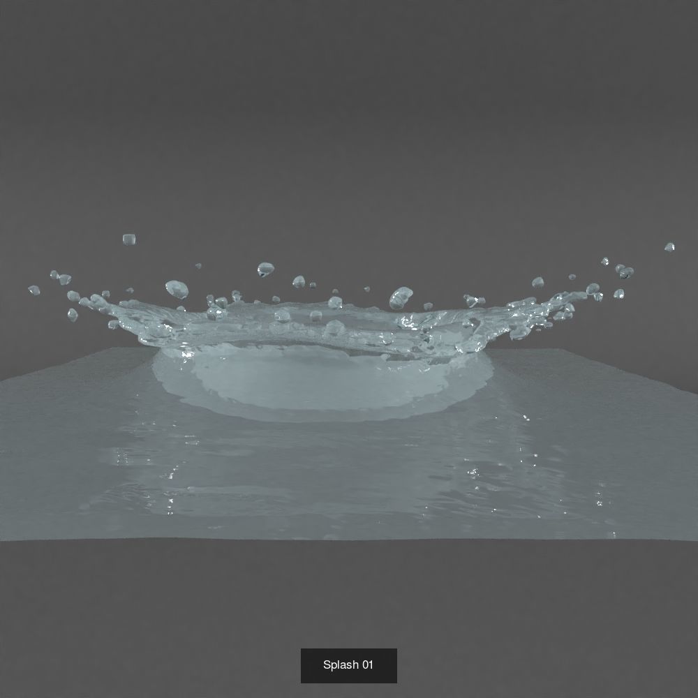 34 Water Fluids Pack 3D Model Collection_11