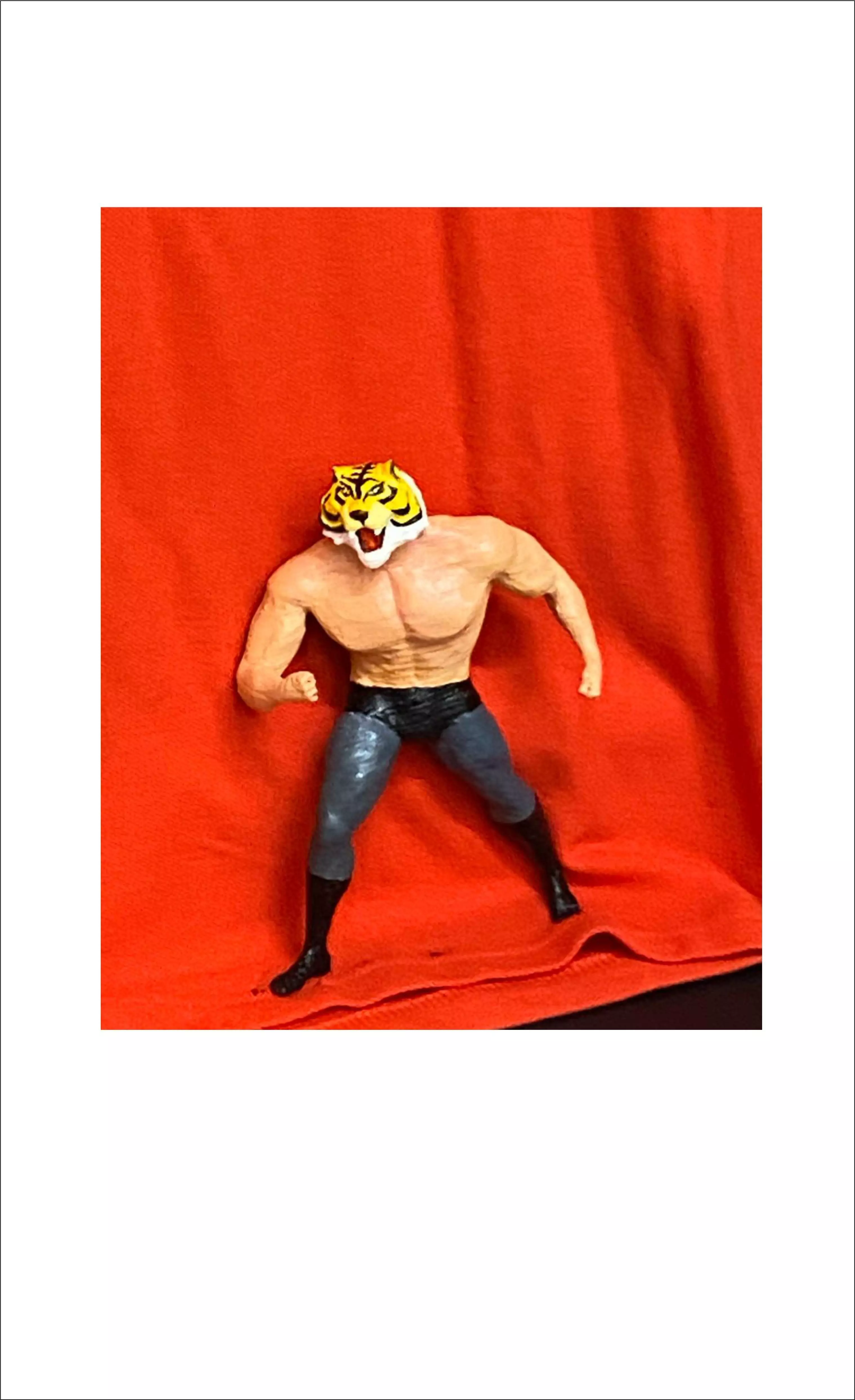 Tiger man  ricreato dal cartone animato  3D print model_0