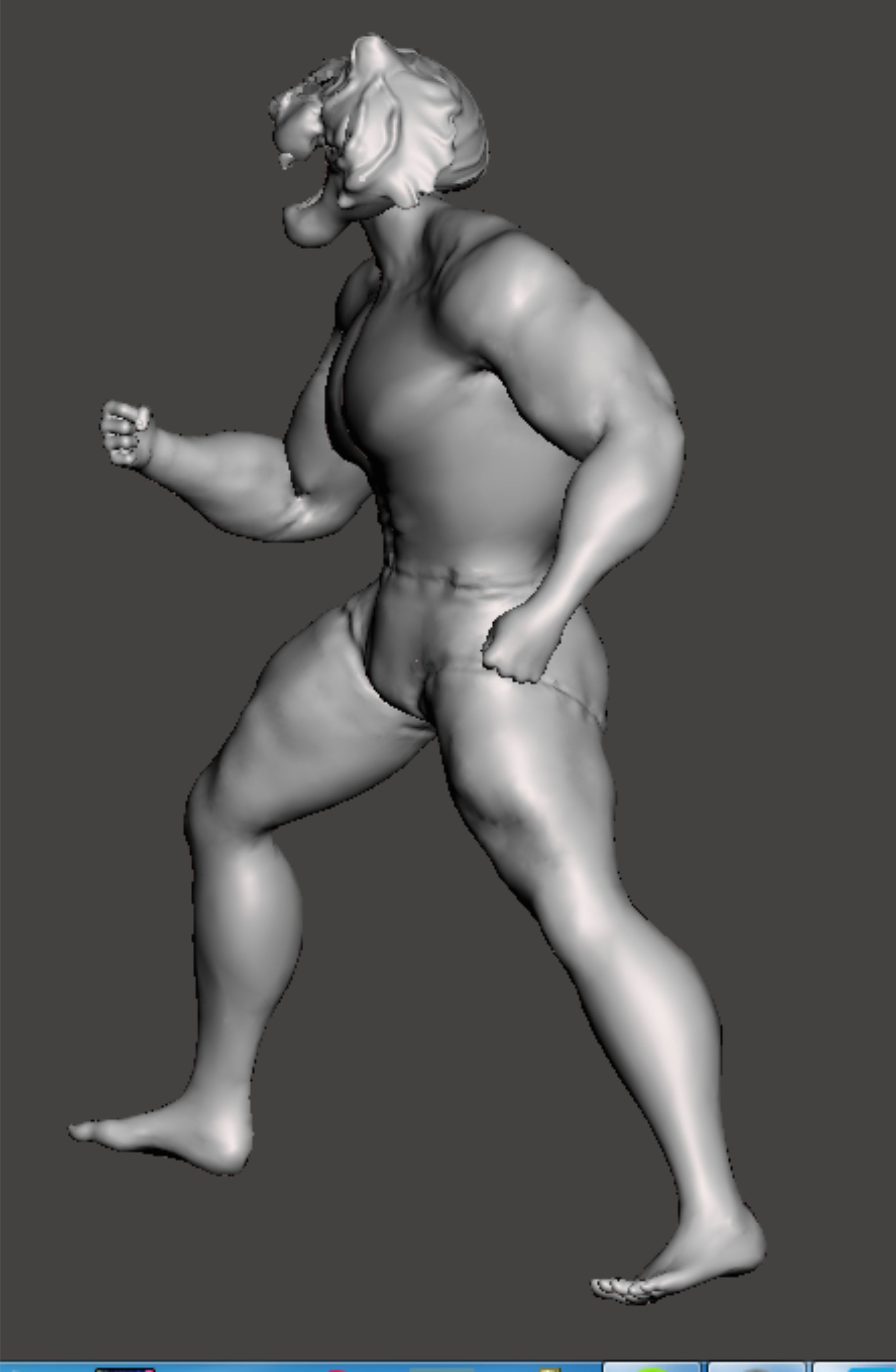 Tiger man  ricreato dal cartone animato  3D print model_3