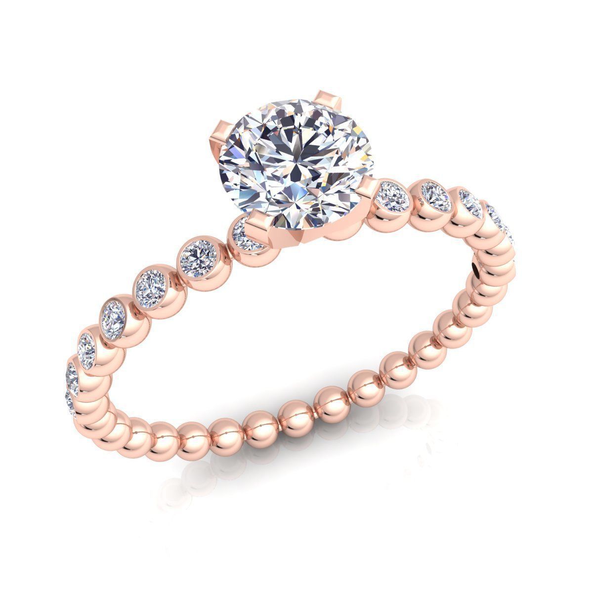 Aarna Solitaire Design Ring 09 3D print model_1