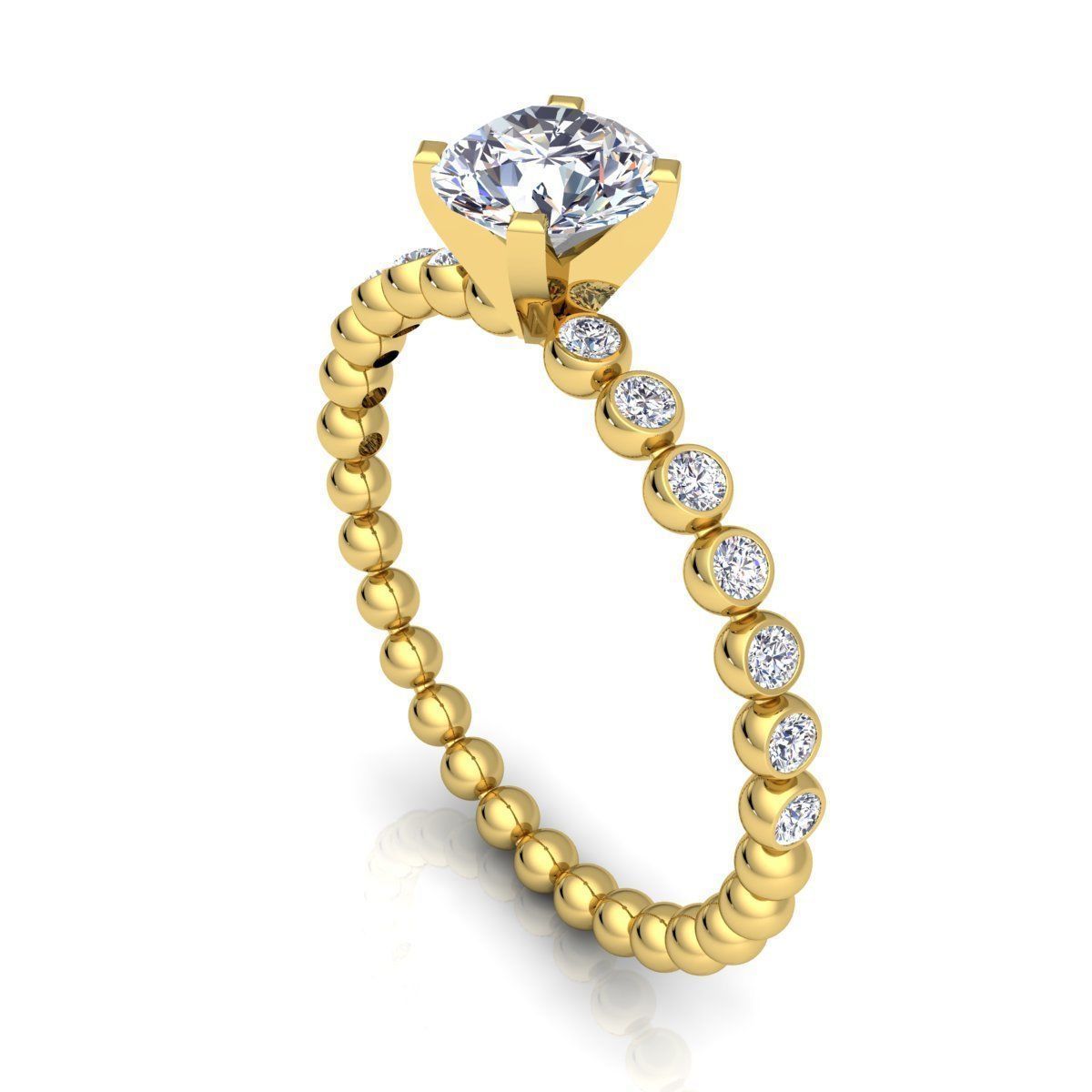 Aarna Solitaire Design Ring 09 3D print model_9