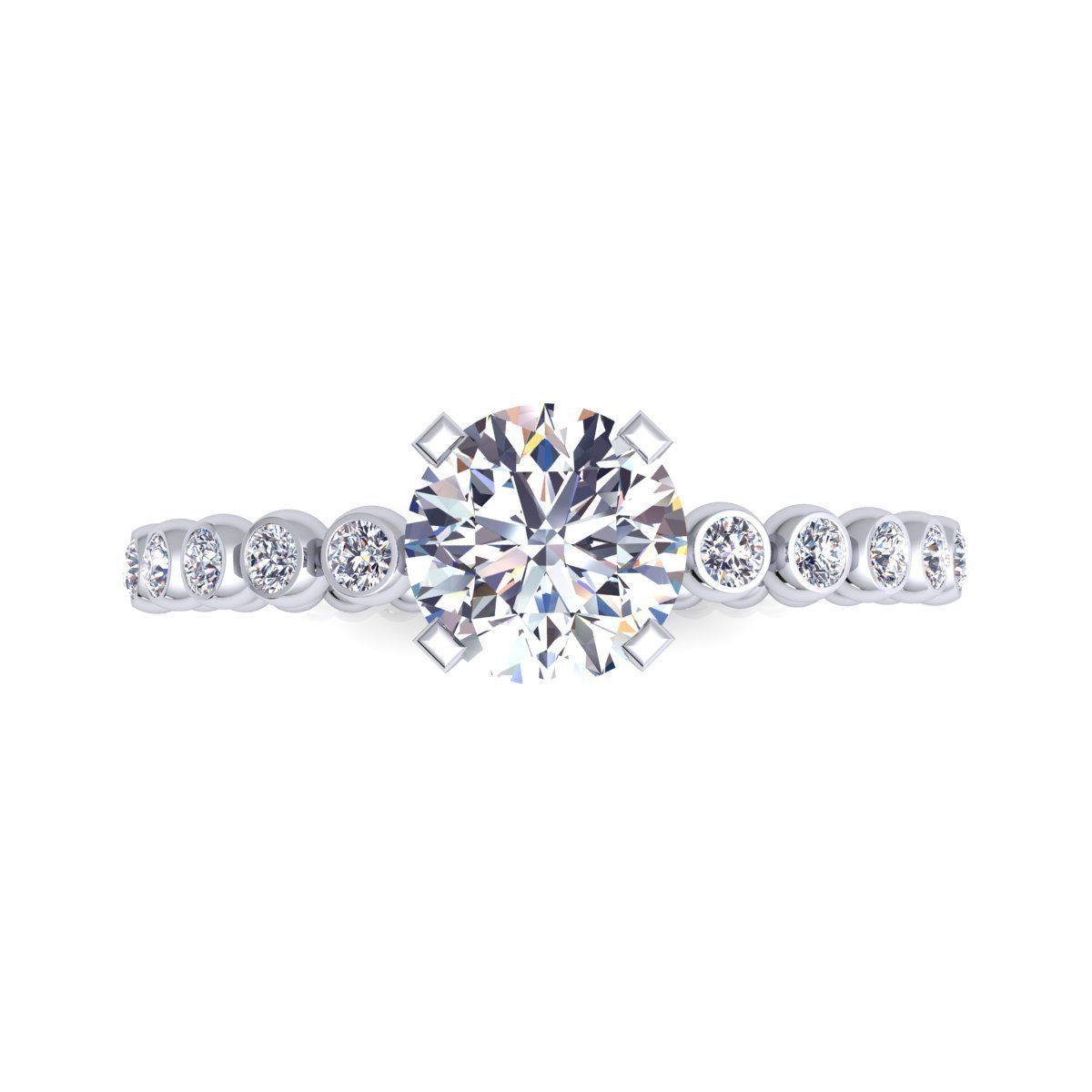 Aarna Solitaire Design Ring 09 3D print model_8