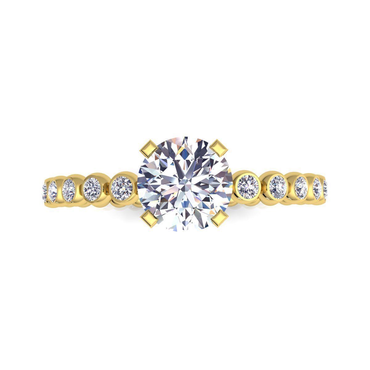 Aarna Solitaire Design Ring 09 3D print model_6