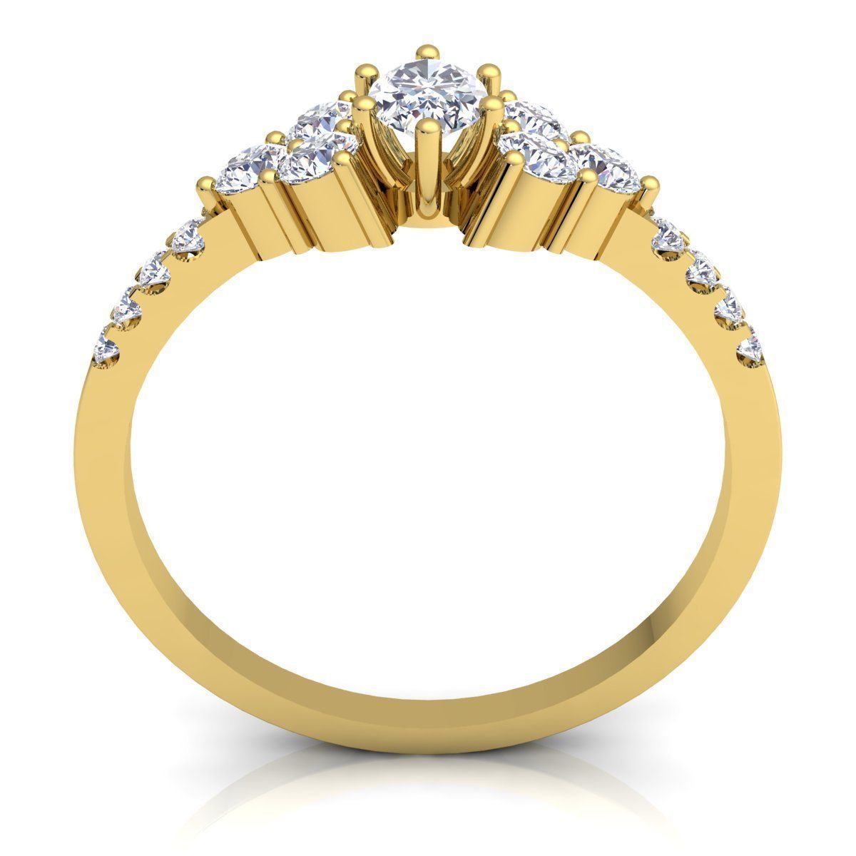 Aarna Fancy Design Ring 11 3D print model_3