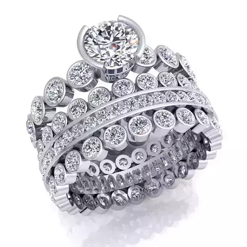 Aarna Luxury Fancy Design Ring 14