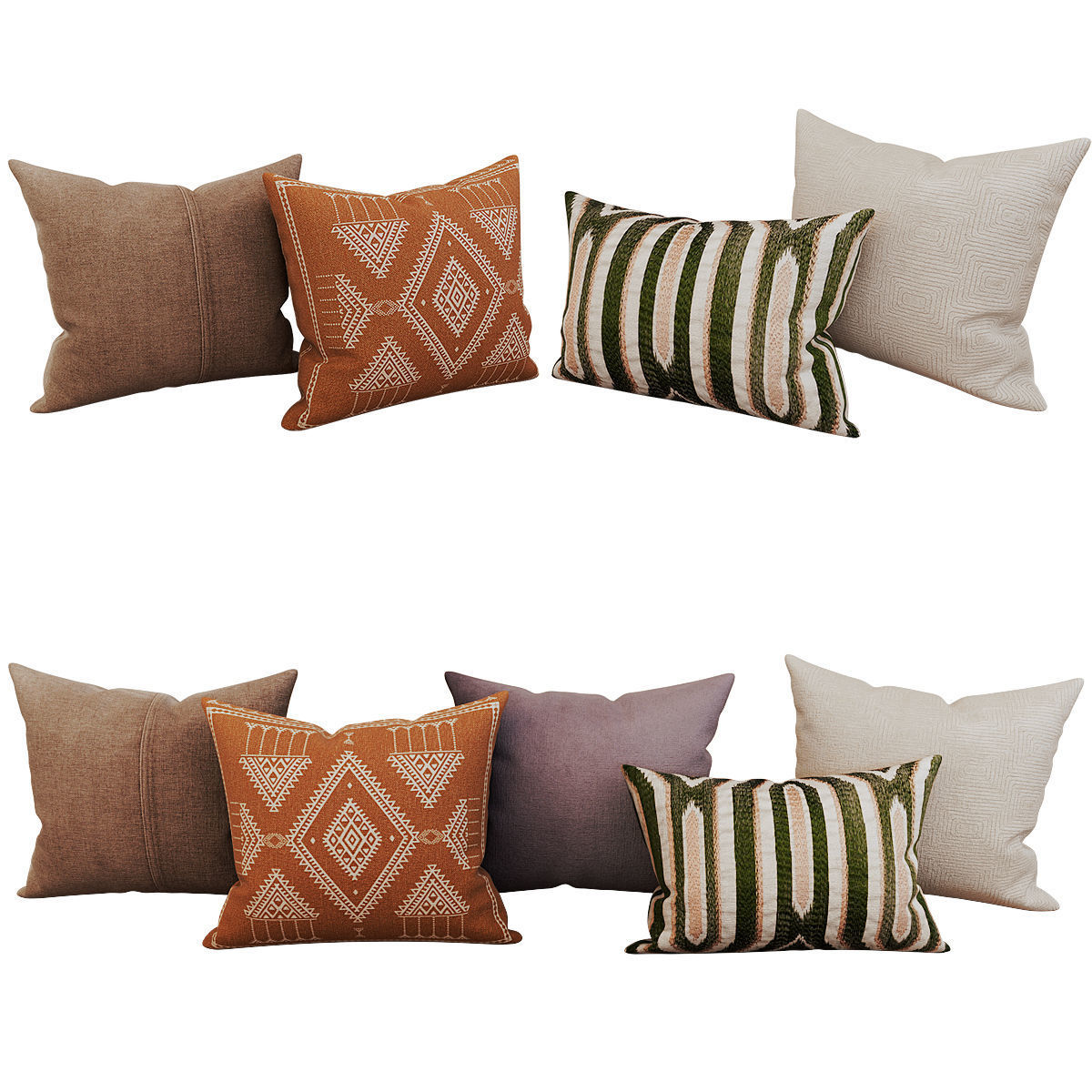 Decorative set pillow vol 3 3D model_7