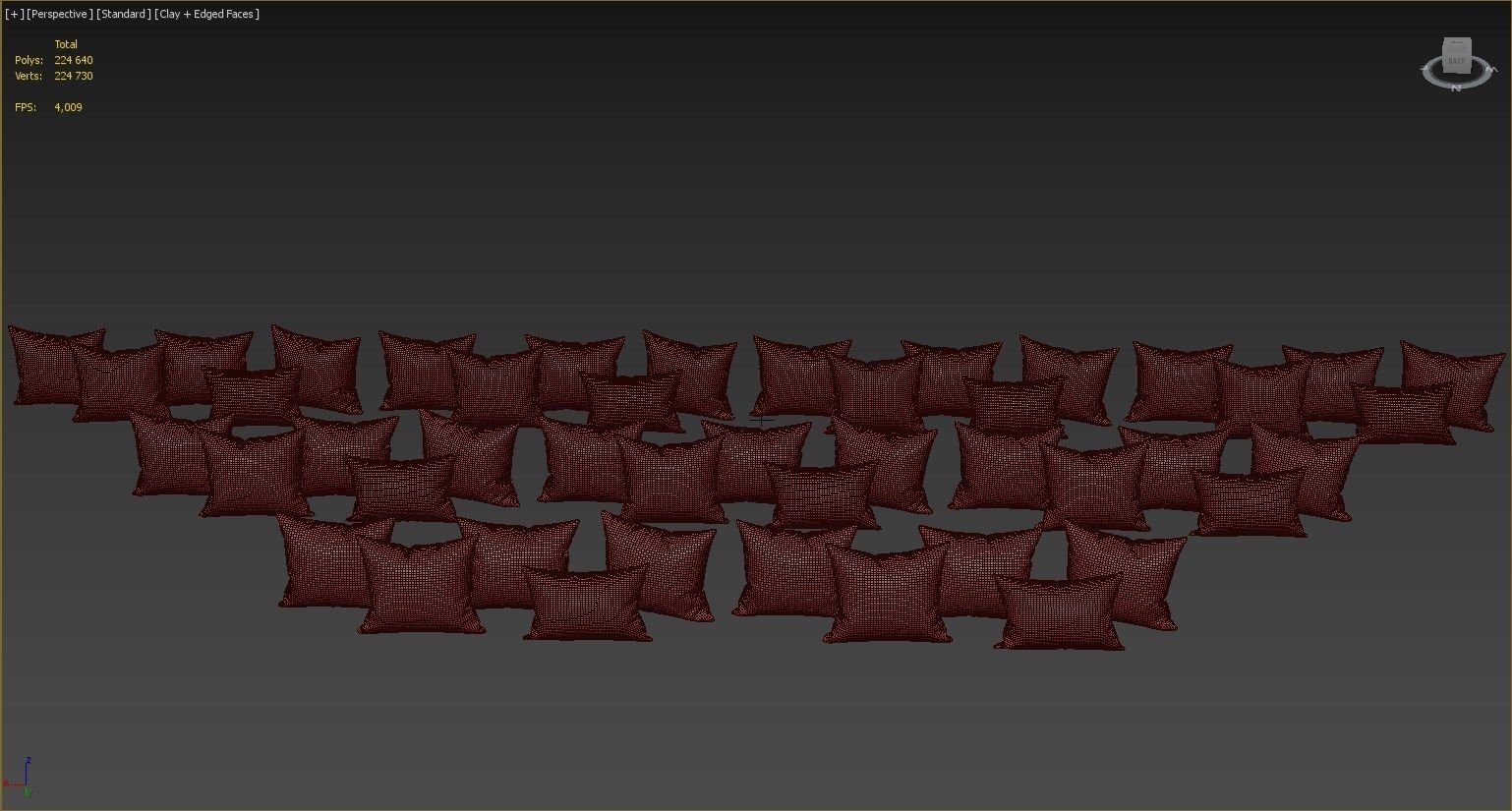 Decorative set pillow vol 3 3D model_22