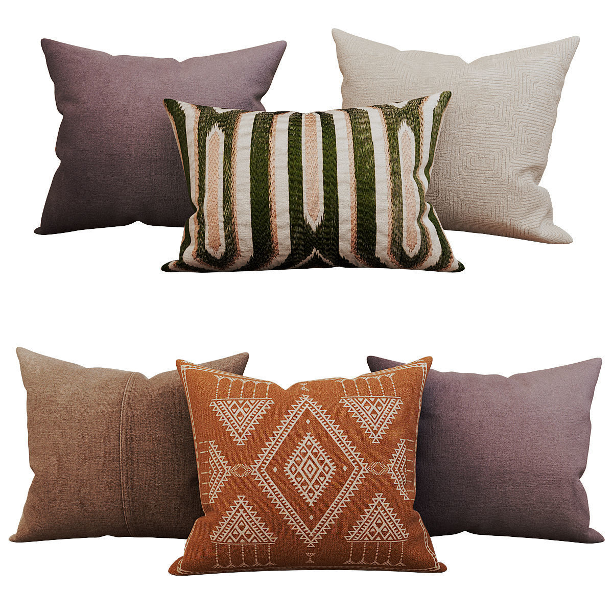 Decorative set pillow vol 3 3D model_8
