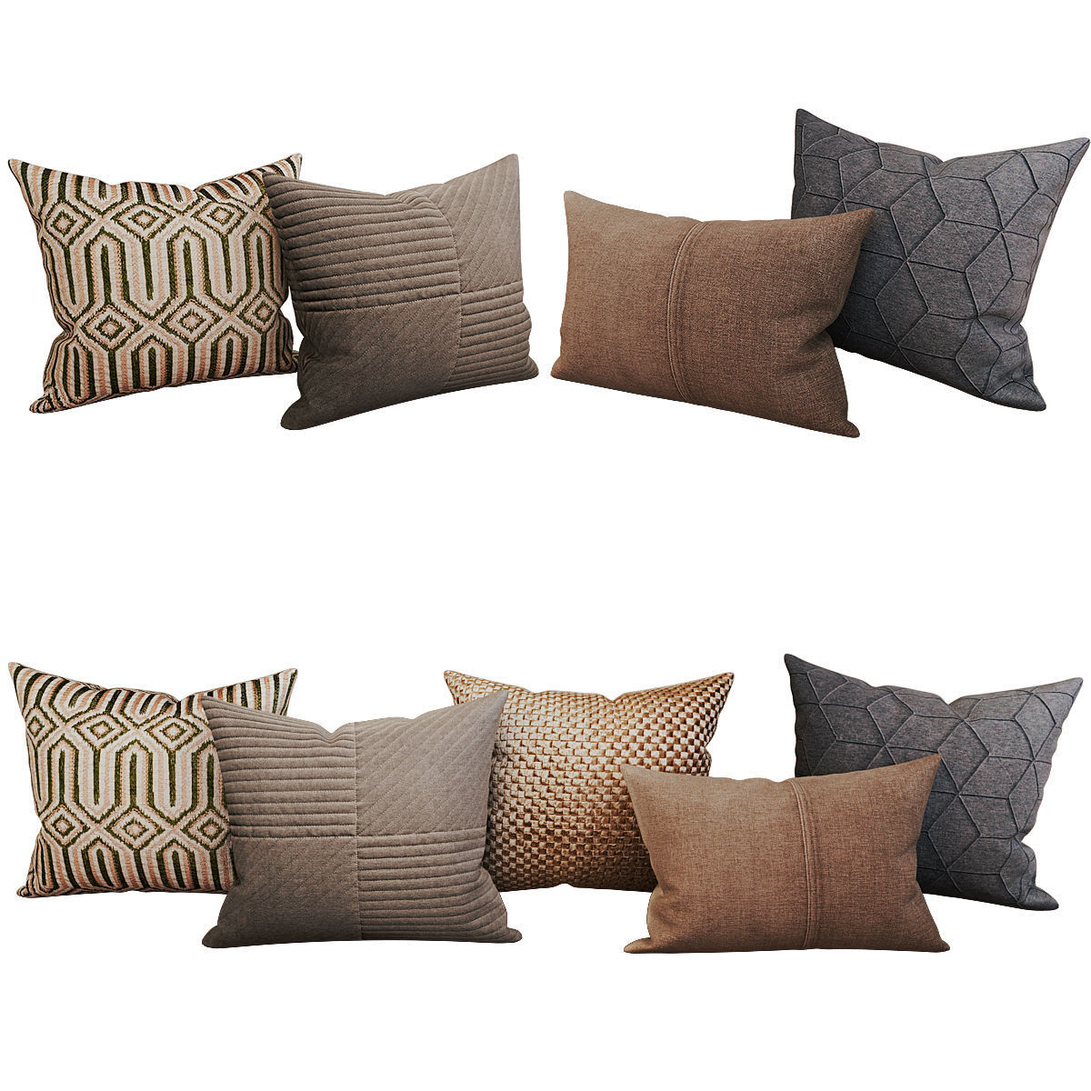 Decorative set pillow vol 3 3D model_9