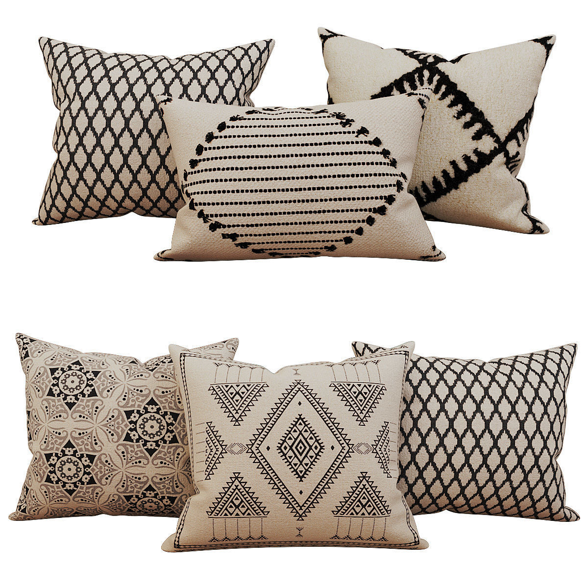 Decorative set pillow vol 3 3D model_16