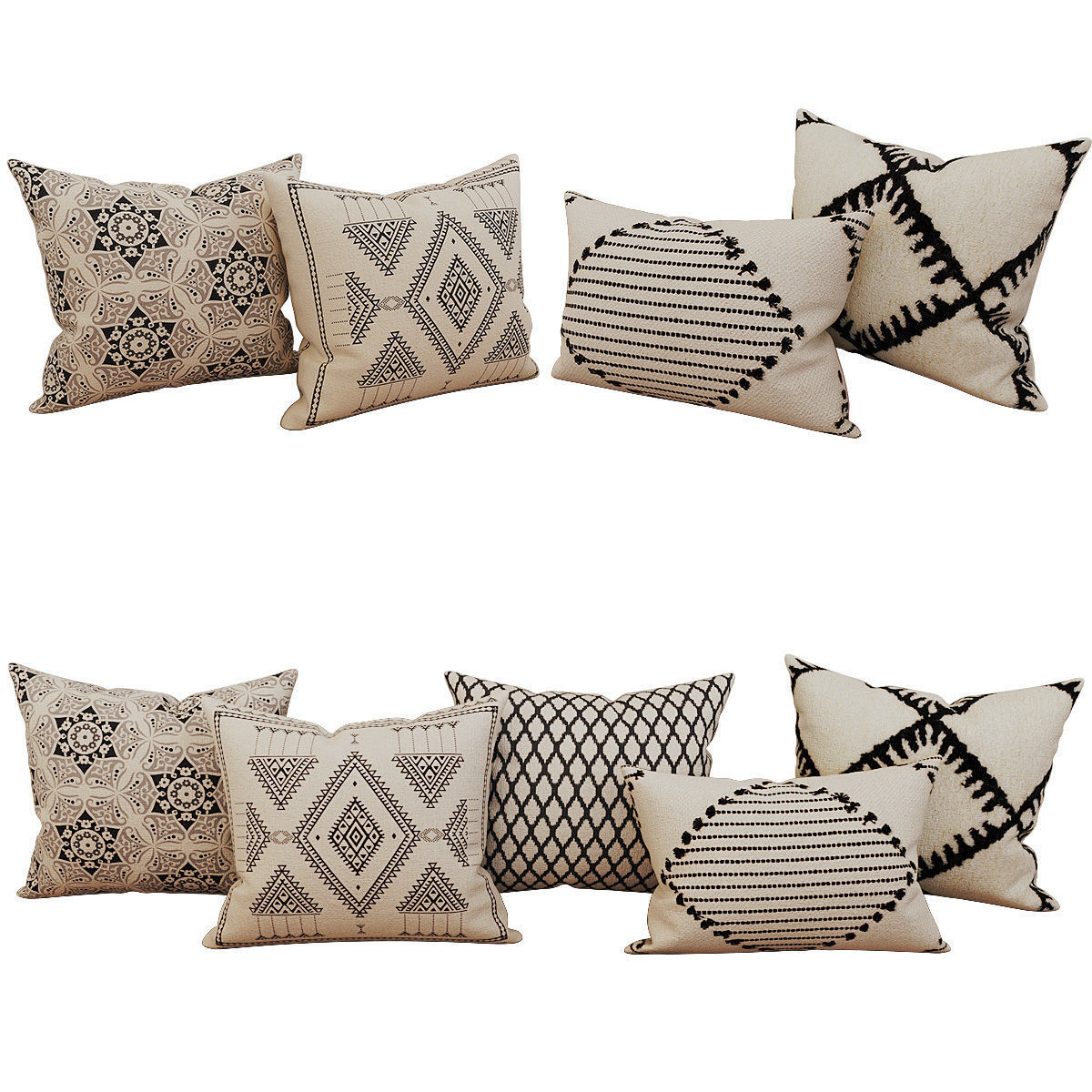 Decorative set pillow vol 3 3D model_15