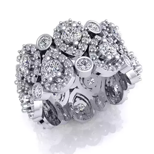 Aarna Vintage Collection Ring 16 3D print model