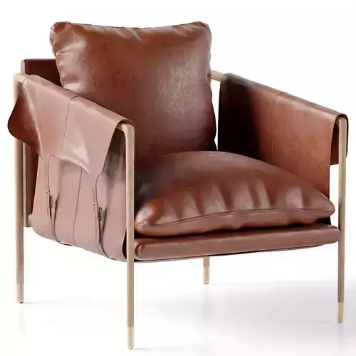 Havana Leather Chair by saleh