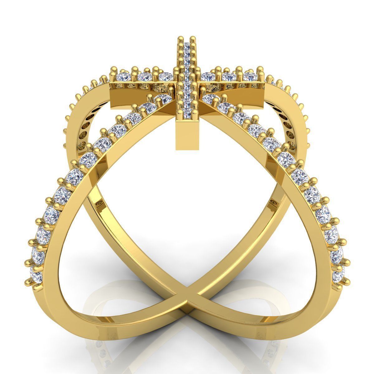 Aarna Fancy Style Ring 19 3D print model_3