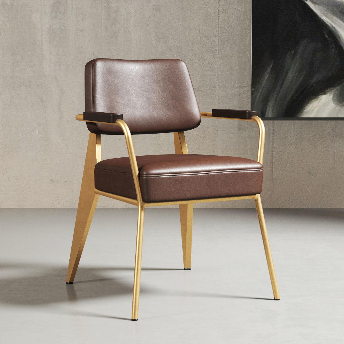 modern chair 016 3D model_1