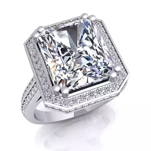 Aarna Halo Diamond Ring 