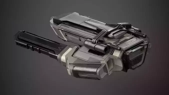 Spacecraft Sci-Fi Free low-poly 3D model