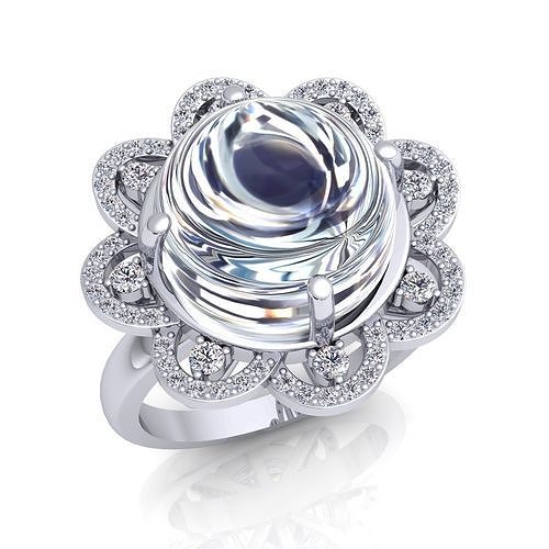 Aarna Flower Ring 27 3D print model