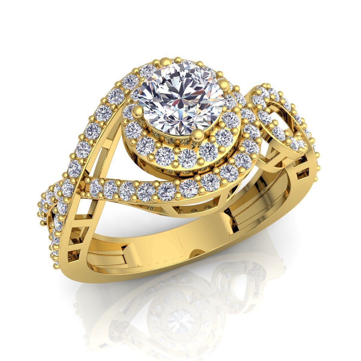 Aarna Fancy Design Ring 33 3D print model_2