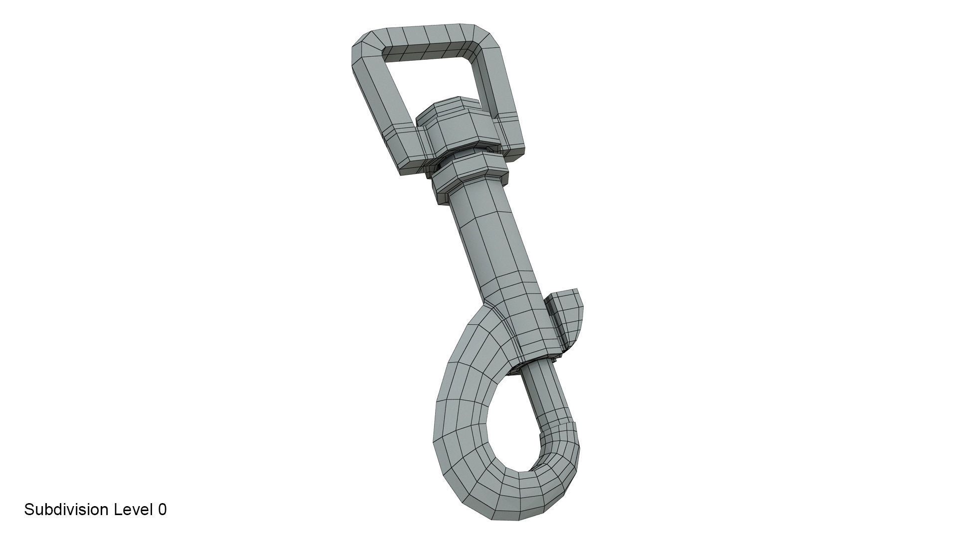 Carabiner 3D model_11