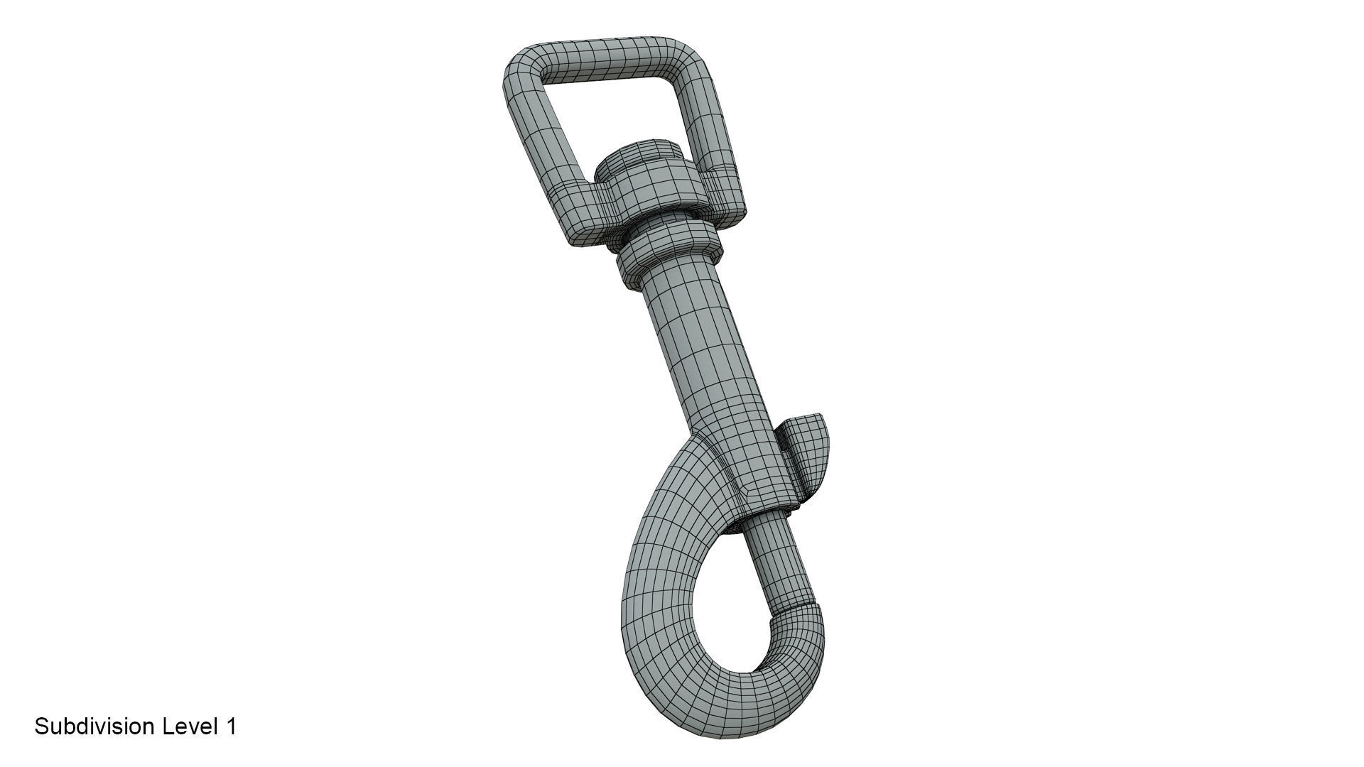 Carabiner 3D model_19