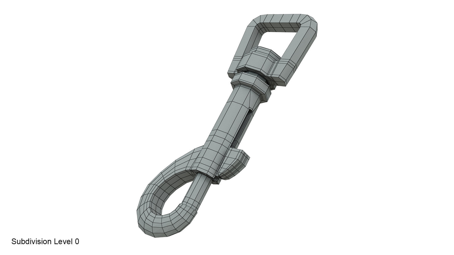 Carabiner 3D model_10