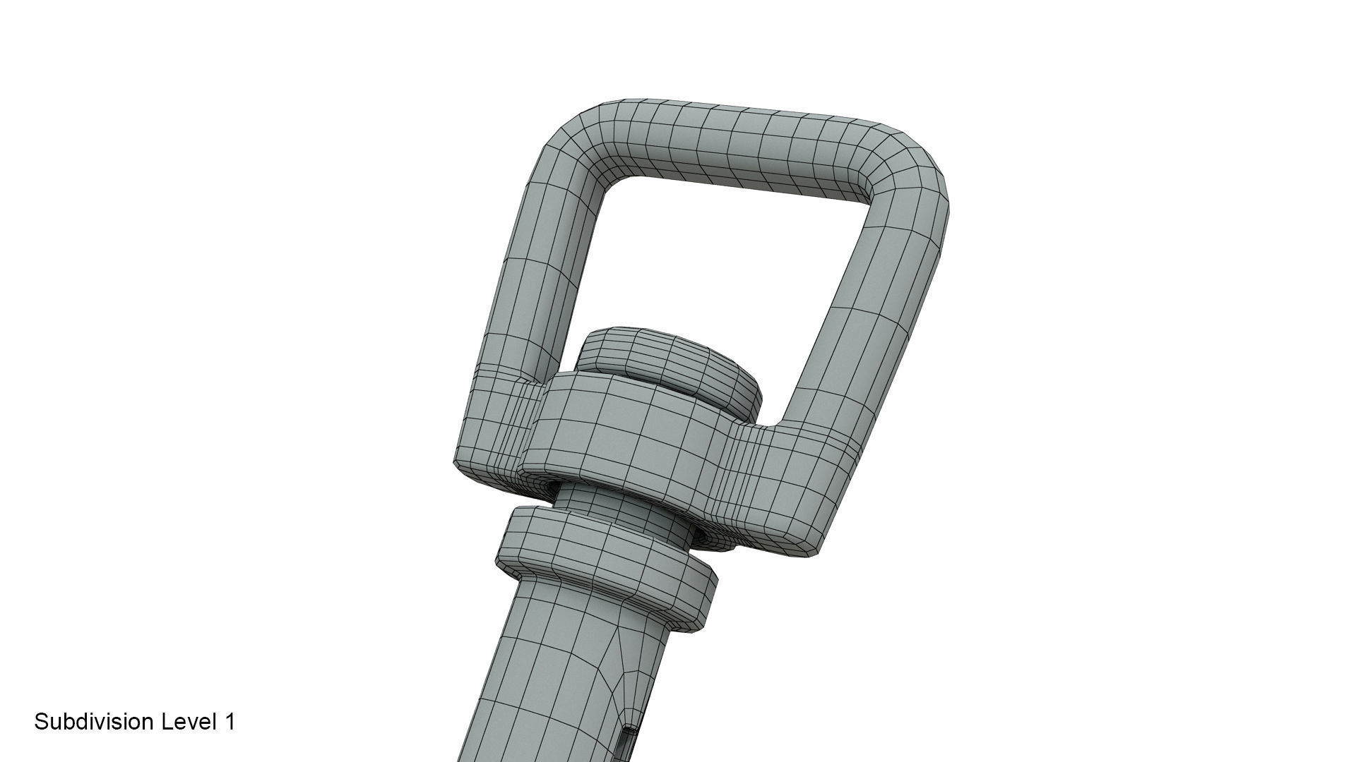 Carabiner 3D model_22