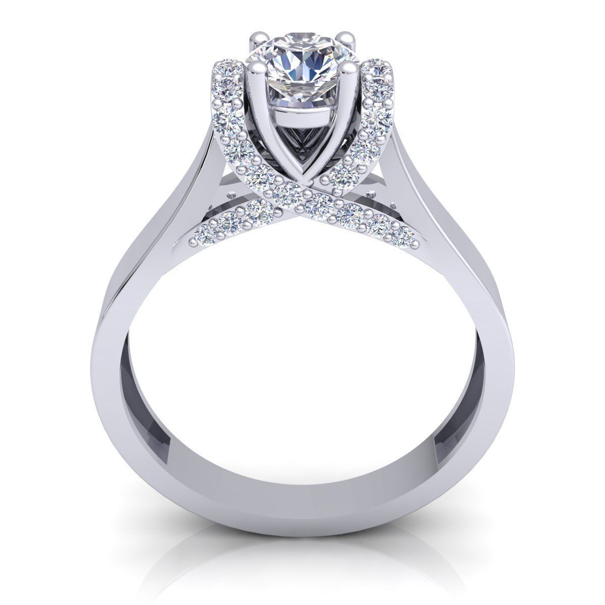 Aarna Fancy Woman Ring 3D print model_5