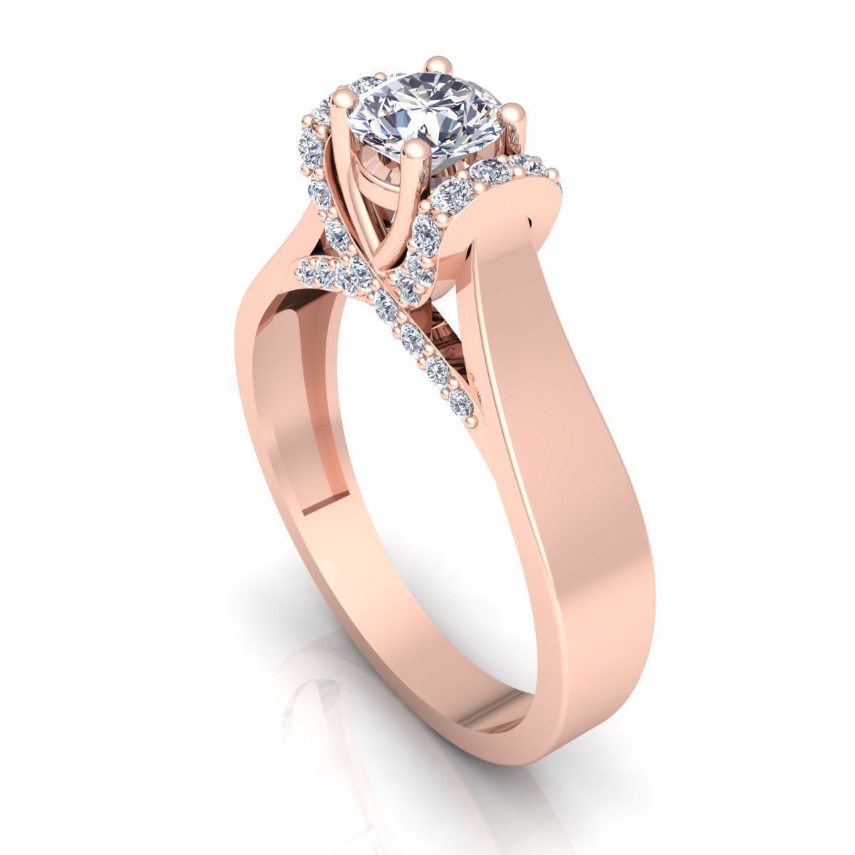 Aarna Fancy Woman Ring 3D print model_10