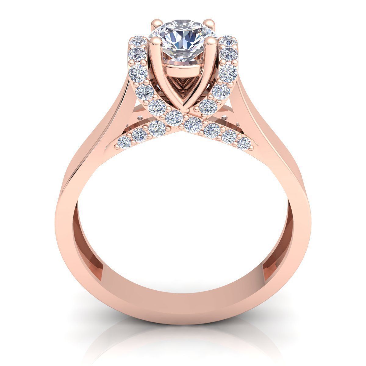 Aarna Fancy Woman Ring 3D print model_4