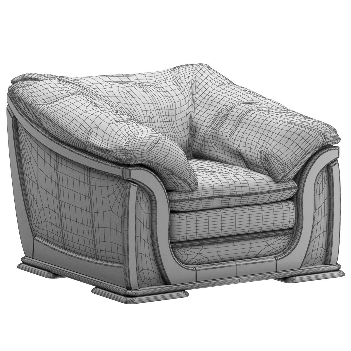 sofa set 15 3D model_5