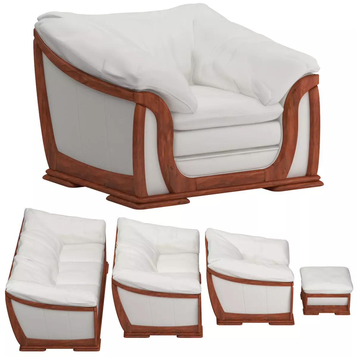 sofa set 15 3D model_0