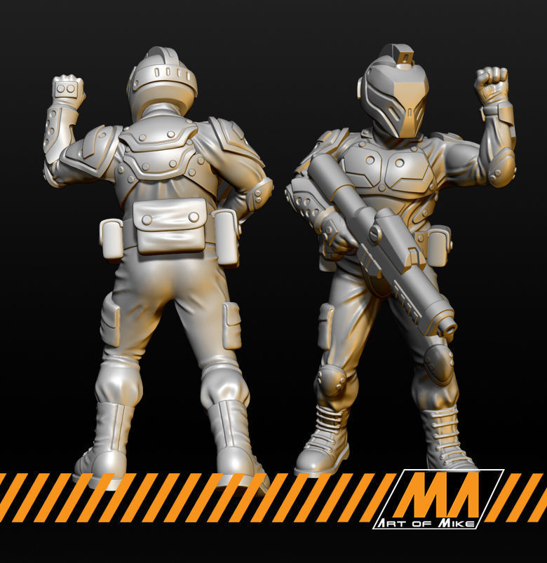 Cyber Police 3D print model_3