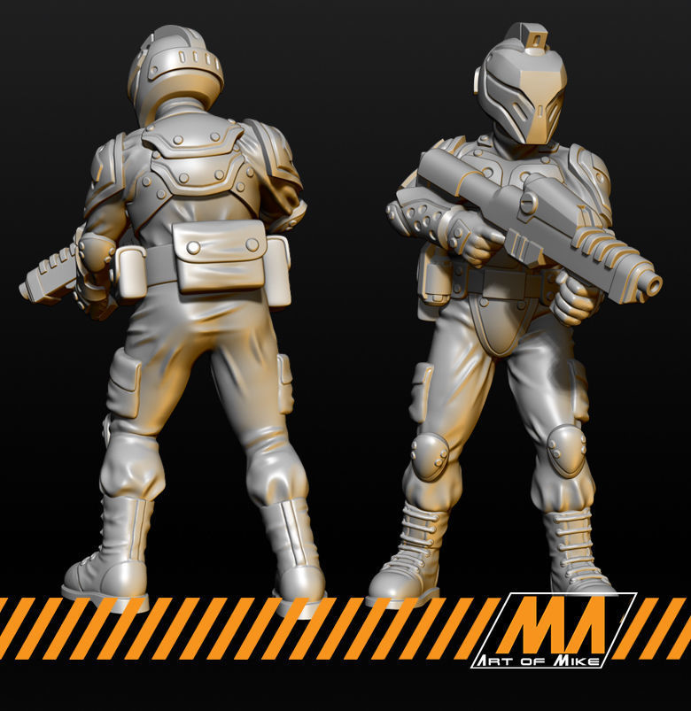 Cyber Police 3D print model_2