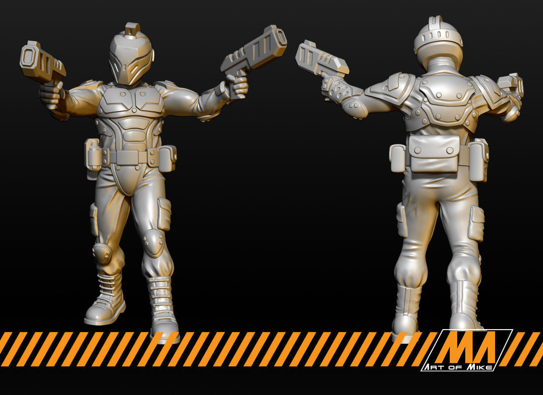 Cyber Police 3D print model_5