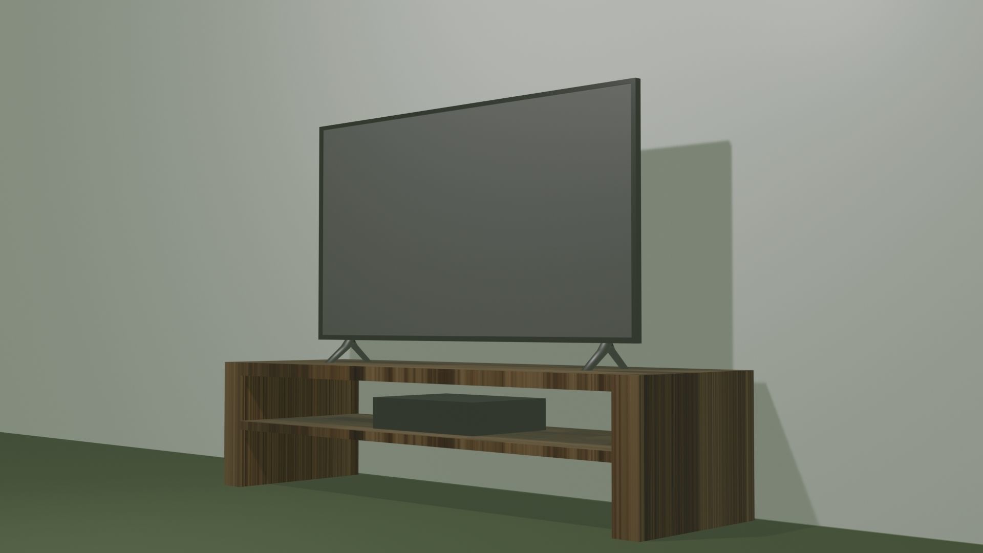 LED TV Free low-poly 3D model_2