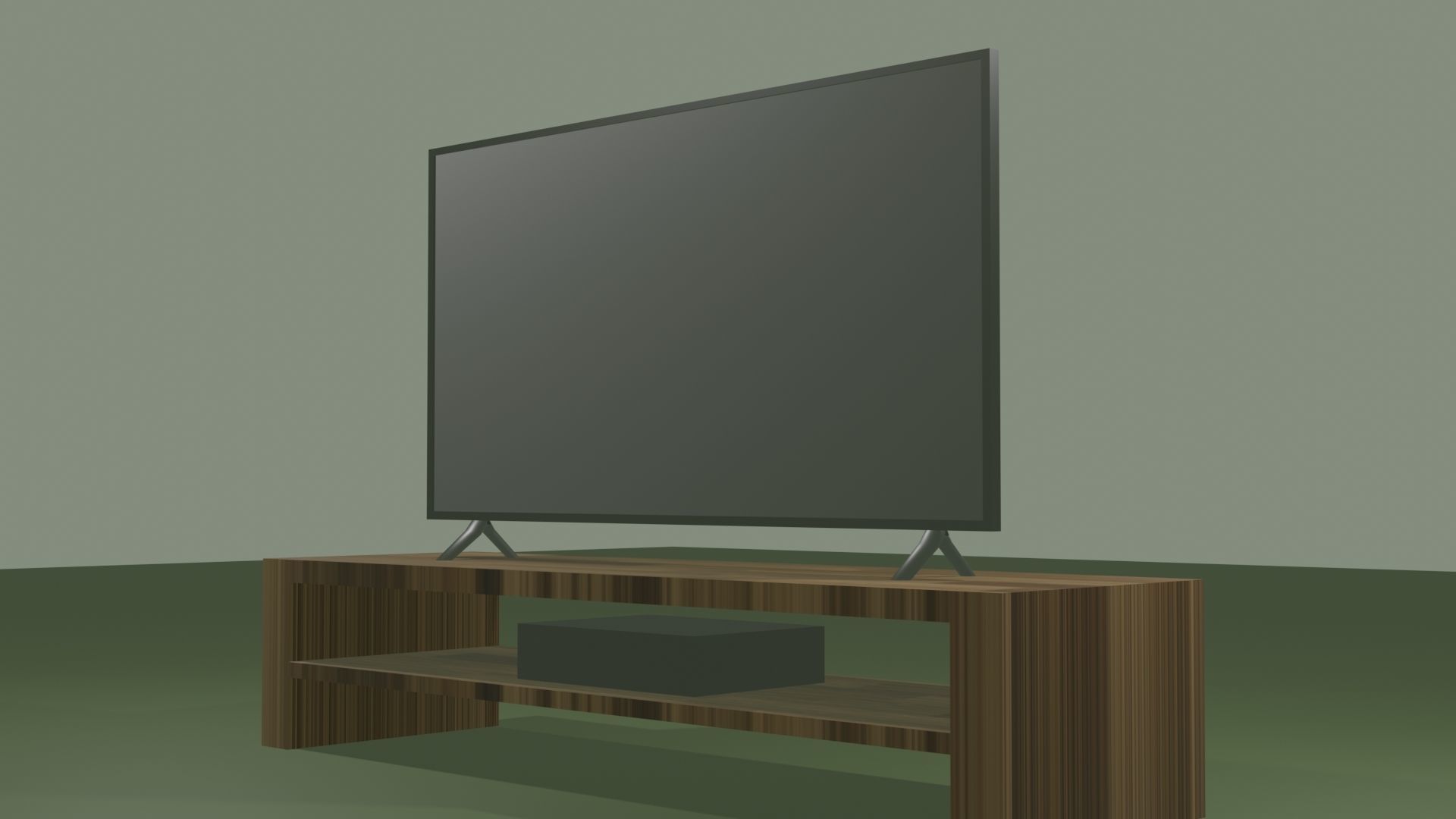 LED TV Free low-poly 3D model_1