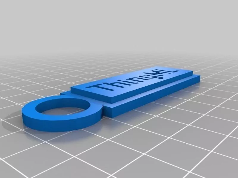 ThingML Keyring Free 3D print model