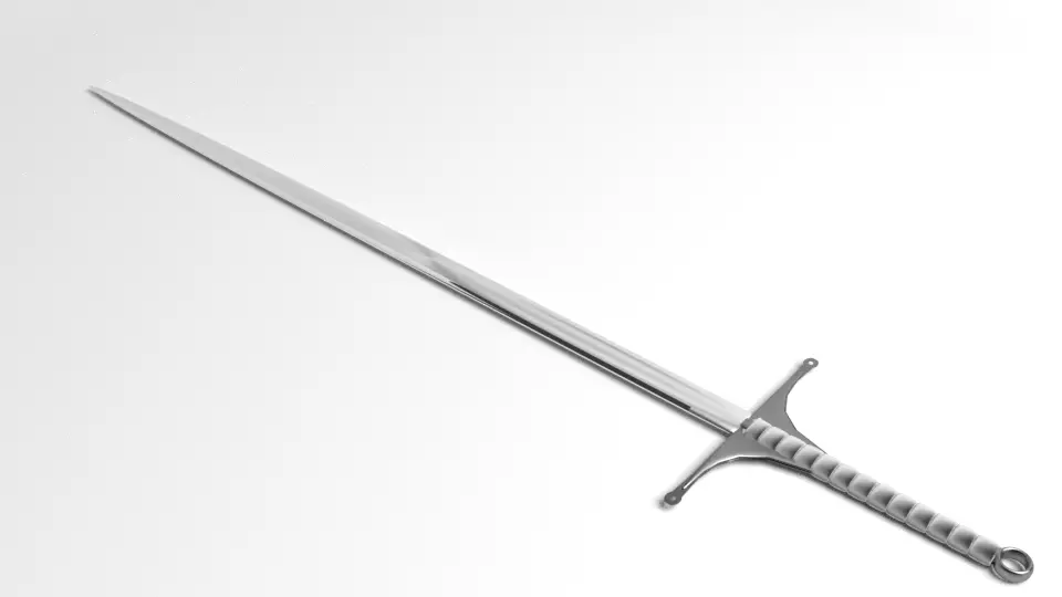 Long Sword 5 3D model_0