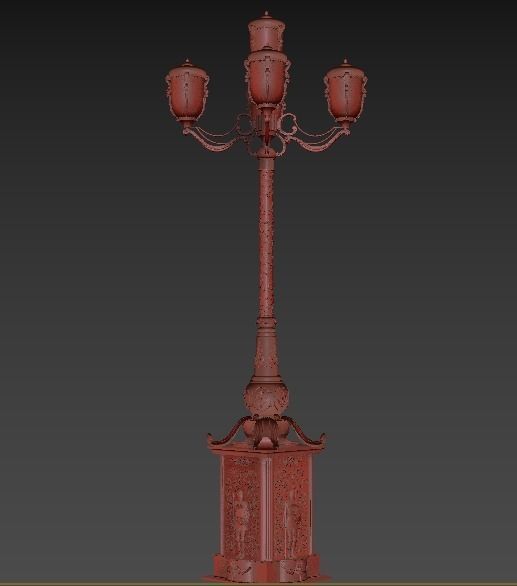 Exterior street light  Petersburg  3D model_14