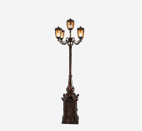 Exterior street light  Petersburg  3D model