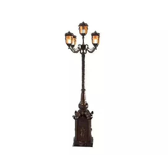 Exterior street light  Petersburg  3D model