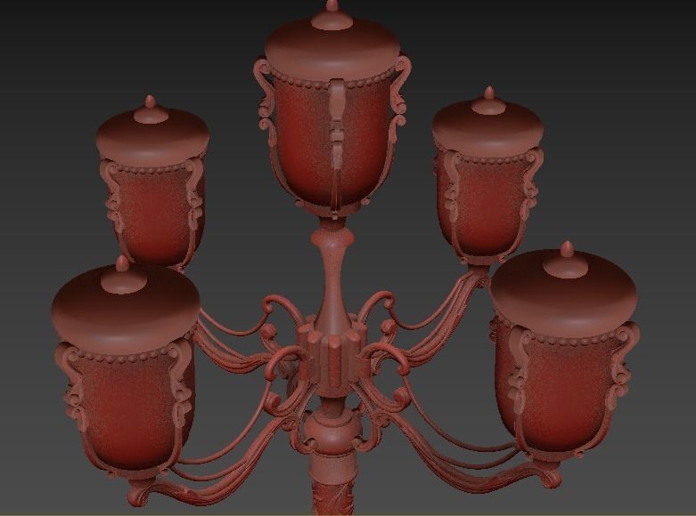 Exterior street light  Petersburg  3D model_17