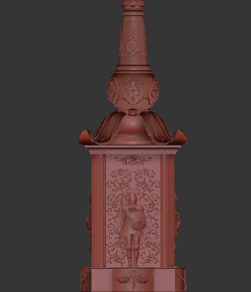 Exterior street light  Petersburg  3D model_15
