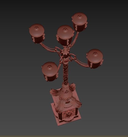 Exterior street light  Petersburg  3D model_12