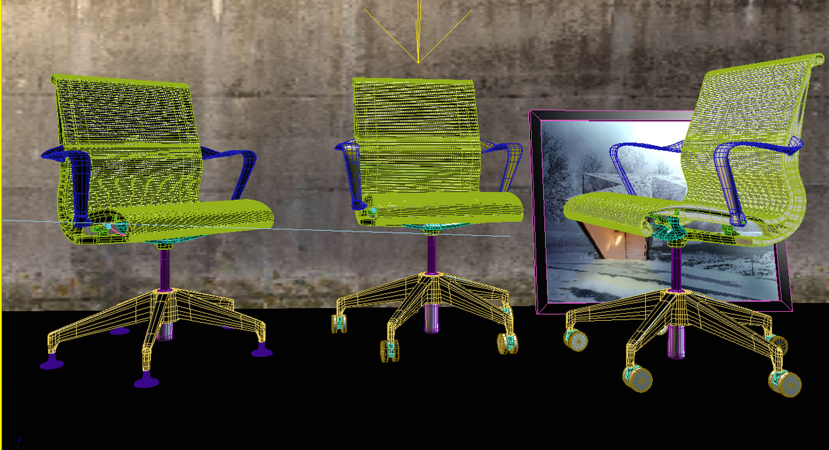 Setu Chair Set Max 2011 3D model_4