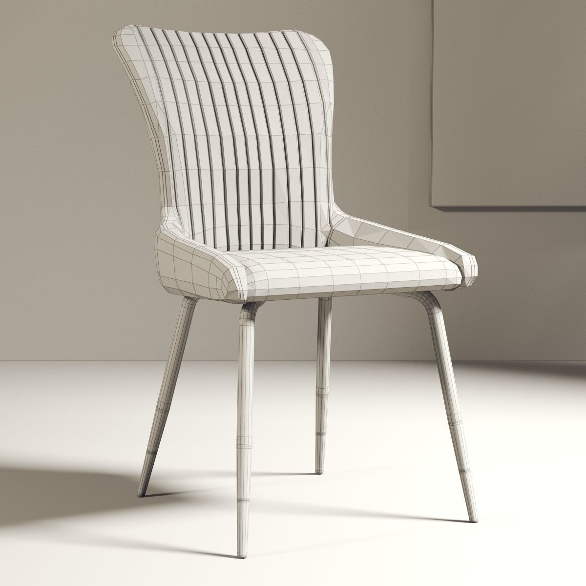 modern chair 017 3D model_4