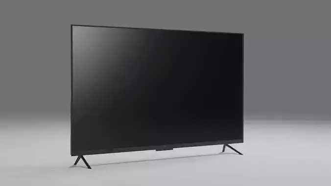 Xiaomi Mitv 55 inch  Smart Tv Low-poly 3D model