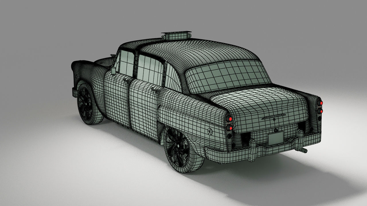 NYC Taxi car 3D model 3D model_11