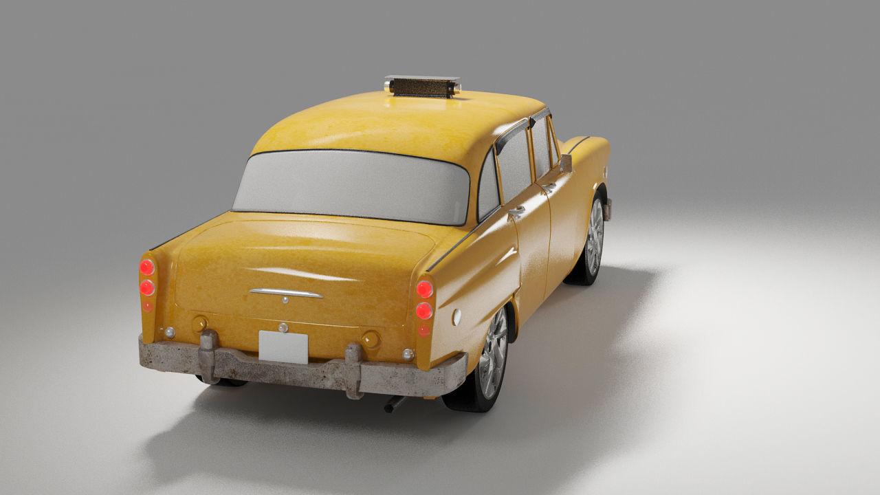NYC Taxi car 3D model 3D model_8